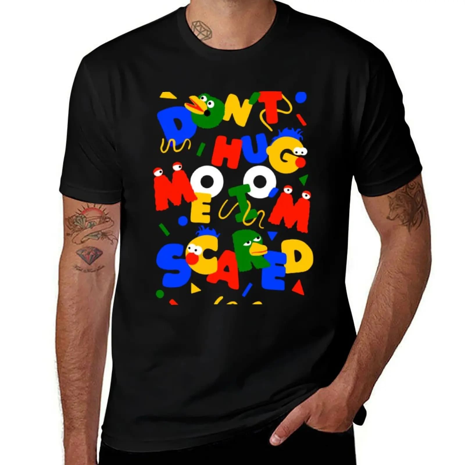 Don’t Hug Me I’m Scared T-Shirt Plus Size Everyday Tee Shirt T-Shirt