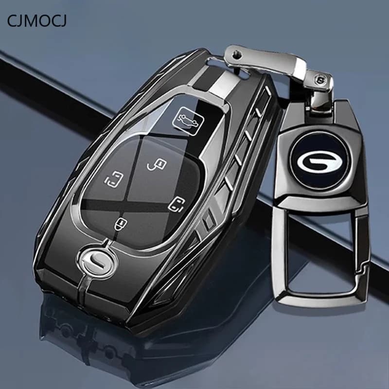 For 2024 GAC Trumpchi M8 E9 Key Case Cover, Zinc Alloy Car Key Fob Shell, Shockproof Luxury Smart Keychain, Trumpchi Accessories