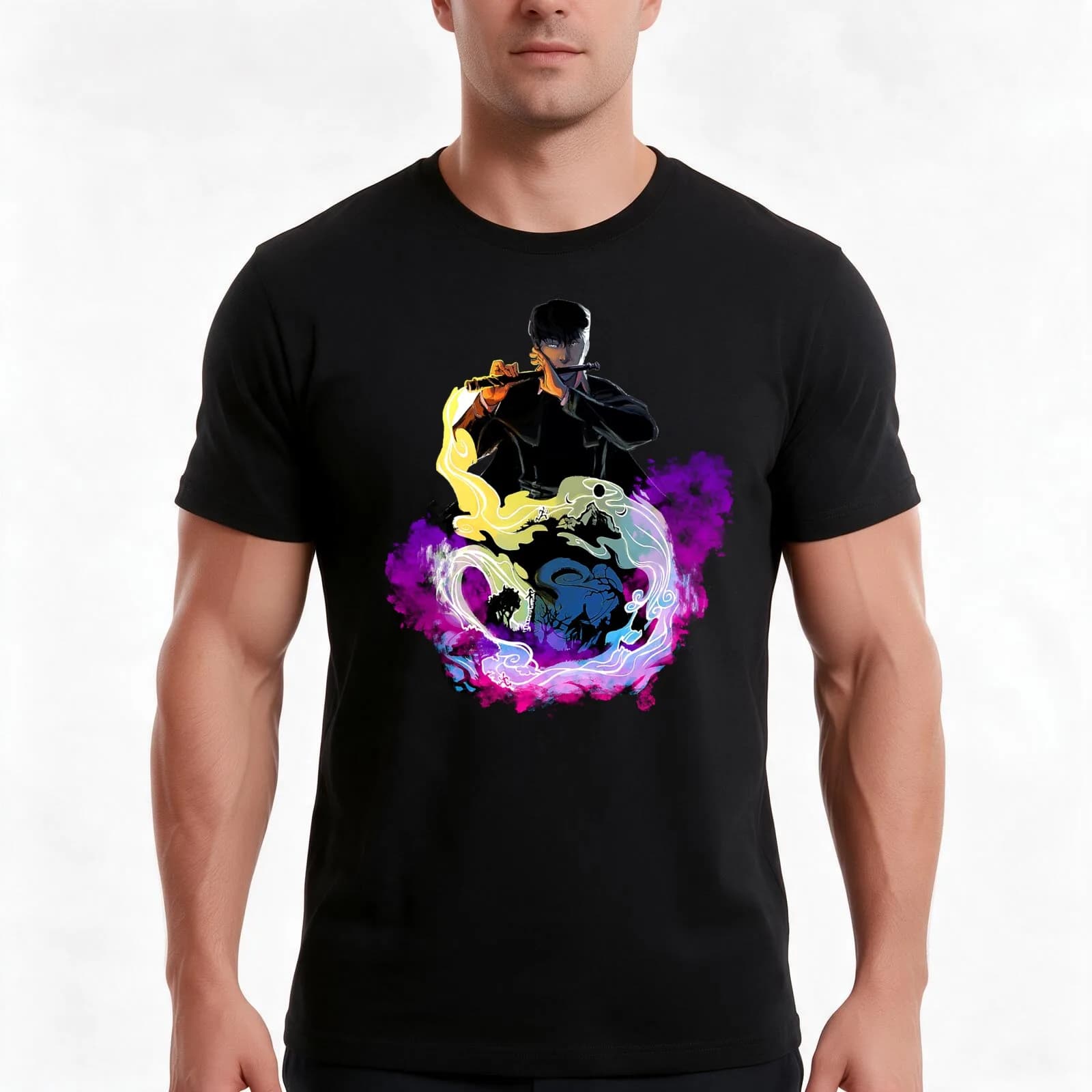 Stormlight Archive Art 3 T-Shirt, Summer Casual Cotton Tee, Oversized Streetwear Tops, Vintage Graphic Print, Unisex Men Women
