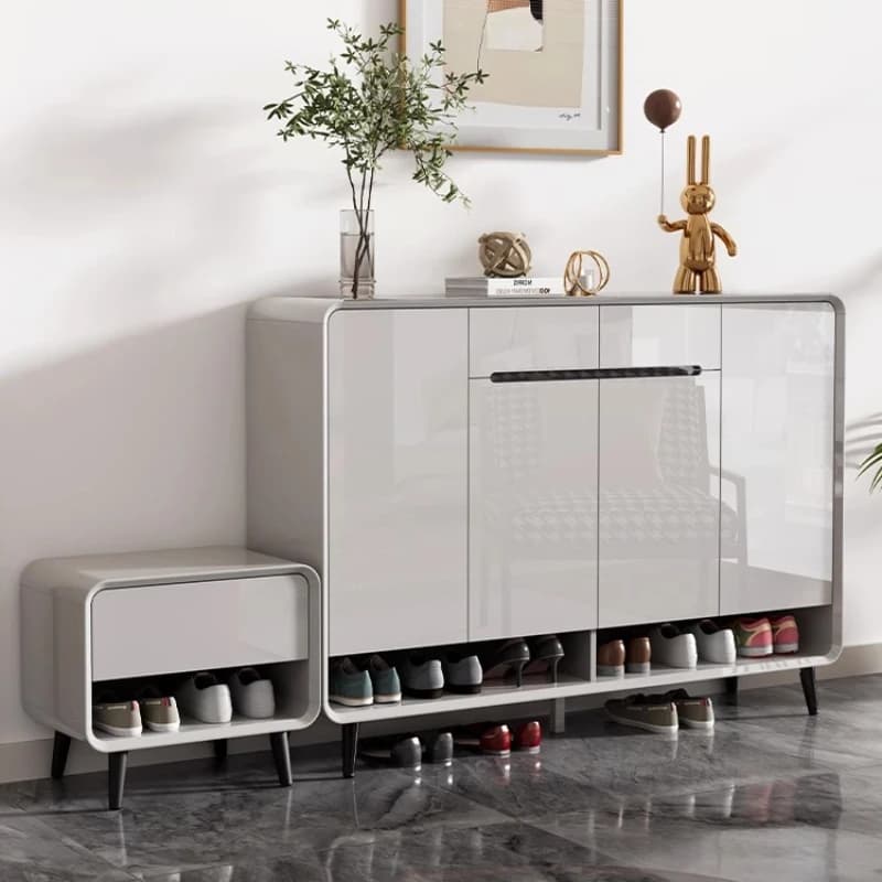 Wooden Double Shoes Organizers Modern Luxury Organizers Room Shoes Organizers Modern Balcony Meuble Chaussure Furniture Home