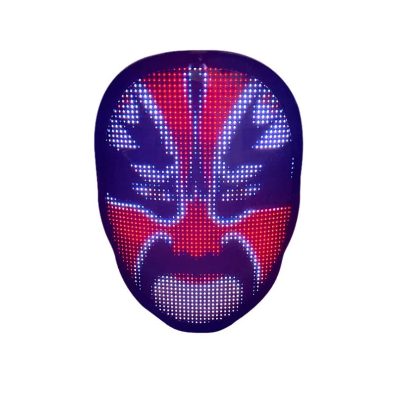 Popular full-color APP face-changing smart LED luminous display mask party funny face Halloween