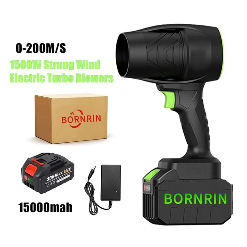 Turb Jet Fan Blower Handheld Car Dryer Muti-functional Power Leaf Blower Thrust High Speed Pipe Pressing Fan Mini Snow Blower