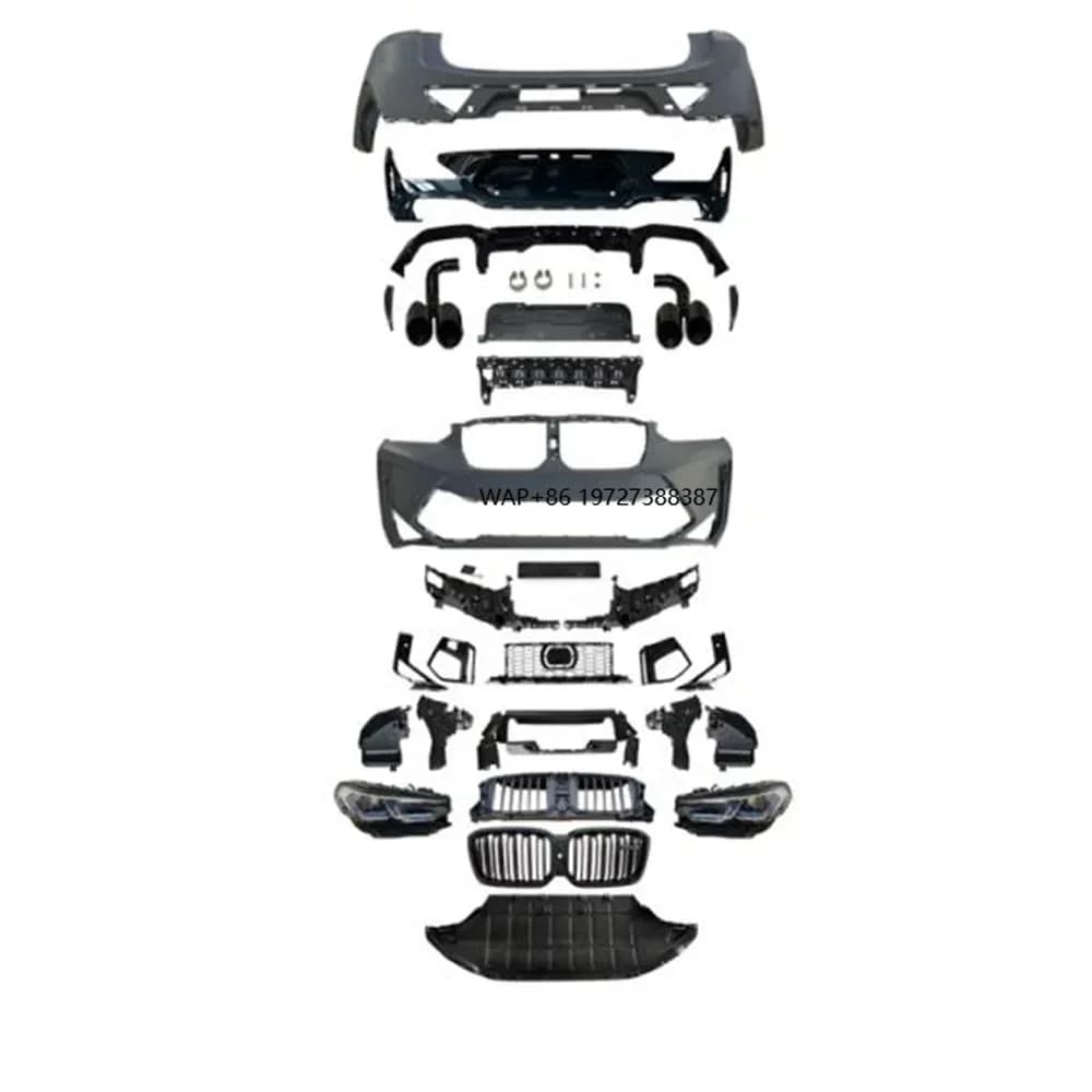 X4 Old To New Modified To X4m/x4 Lci 2022+ Bodykit With Front Rear Bumper Rear Lip Grill Headlights