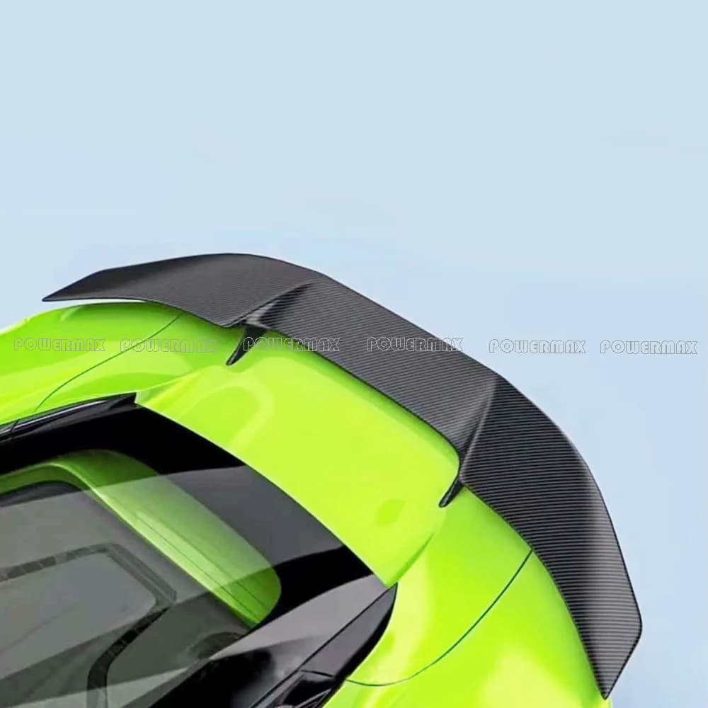 Dry Carbon Fiber V Style Rear Wing Spoiler for Lotus Emira 2021+ Rear Trunk Spoiler Exterior Trim