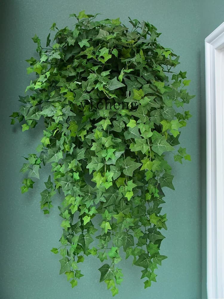 r5.20  simulated creeper wall hanging decorative plants fake flowers vine vine green plants plastic