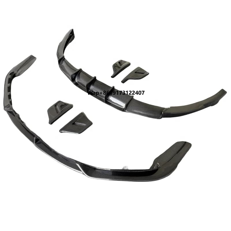 High Quality XB Style Carbon Fiber Front Lip Front Bumper Lip Rear Diffuser Rear Lip for  911 992 Carrera Body Kit