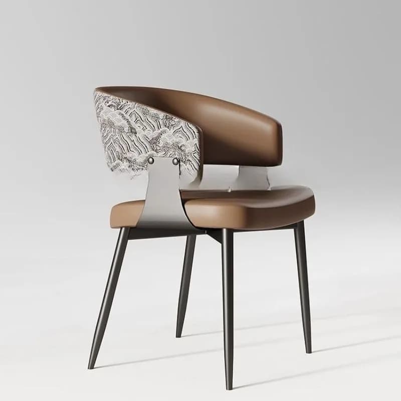 Cafe hotel negotiation model room leisure backrest stool