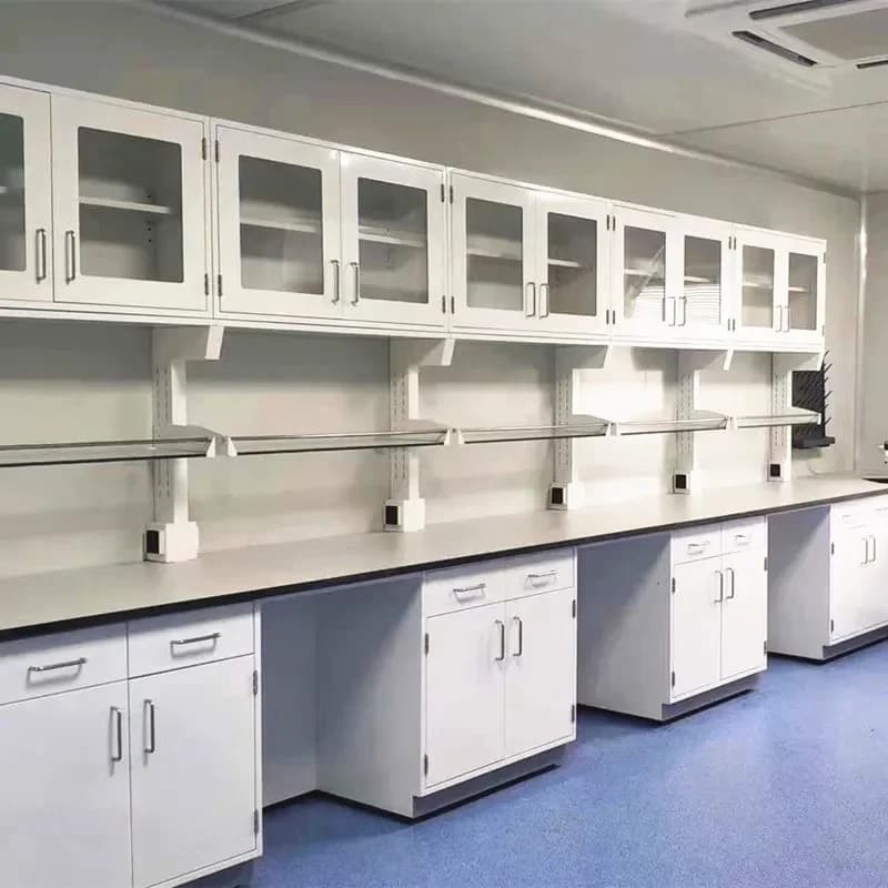 High Quality Lab Workbench Wall Table Side Bench Equipment Professional Durable Multifunctional Laboratory Furniture
