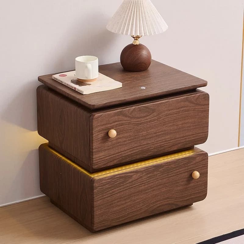 Narrow Office Nightstands Storage Extractable Dorm Essentials Nightstands Space Saving Small Mesita Noche Bedroom Furniture