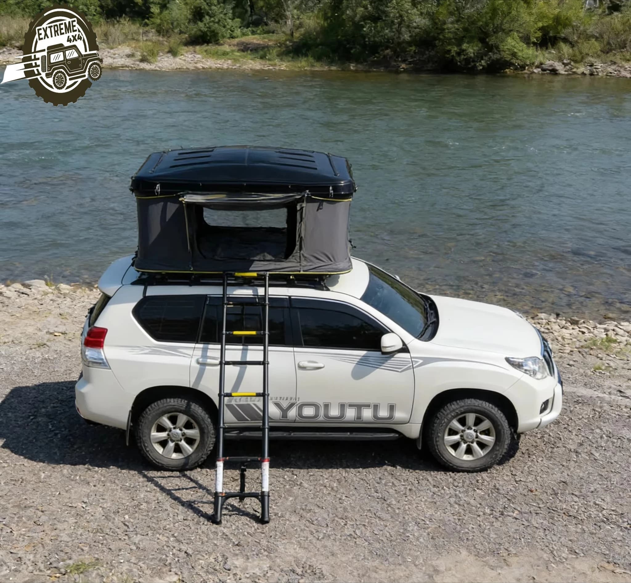 Custom Waterproof Car Rooftop Camping Tent Hard Shell Lightweight Fiberglass 4 Person Suv Roof Top Tent