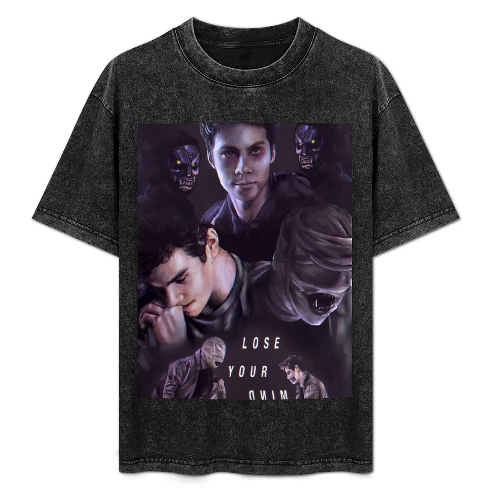 Dark Void Nogitsune Teen Wolf T-Shirt Big Size Short Sleeve Tee for Men