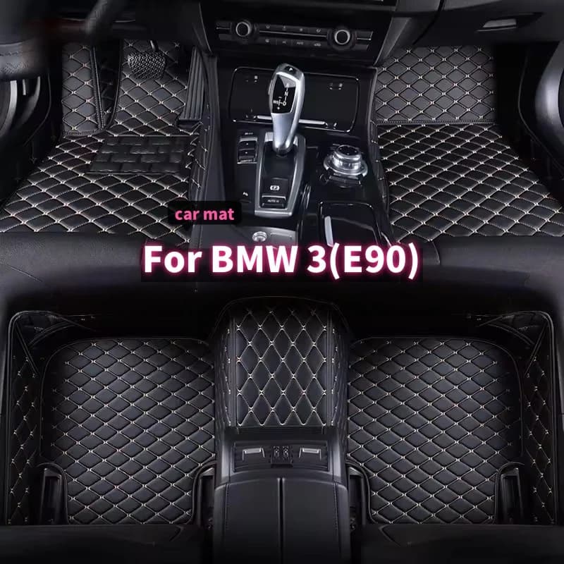 Custom Car Floor Wear Mats For BMW 3(E90) 2005 2006 2007 2008 2009 2010 2011 2012 2013 Auto Carpets Foot Coche Accessories