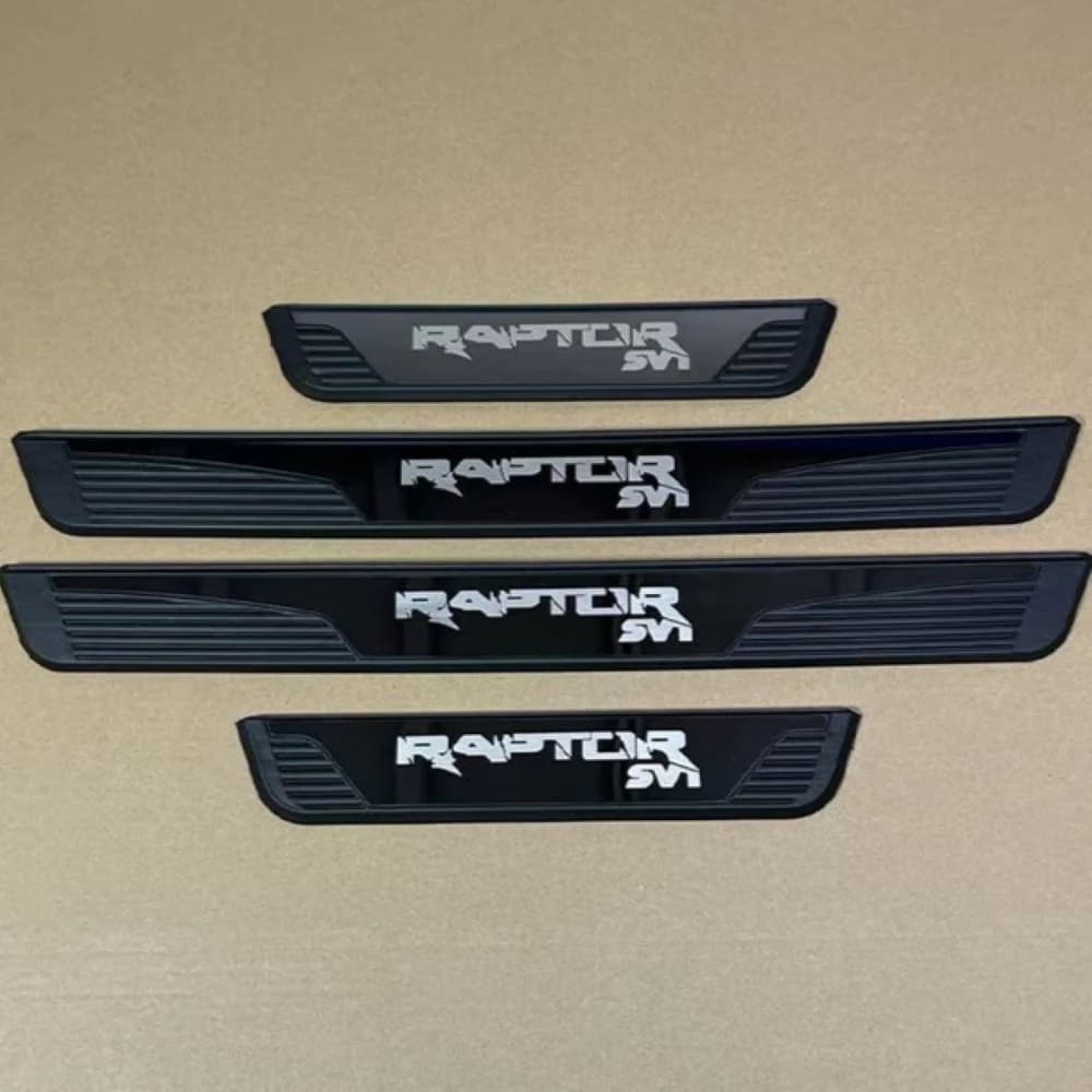 ABAIWAI For Ford F150 RANGER BRONCO Raptor 2018-2026 2027 Car Door Sill Plate Protector Sticker Styling 3d Accessories Auto Part