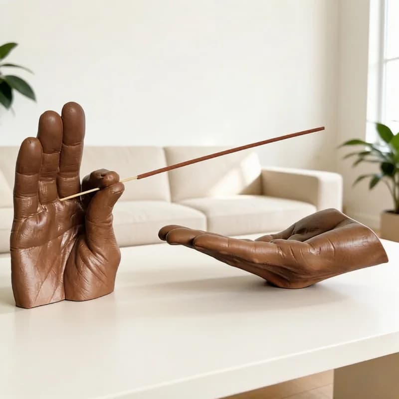 1pc Incense Burner Bracket Incense Stick Bracket Desktop Decoration Burner Easy To Clean, Living Room Yoga  New Home Decoration