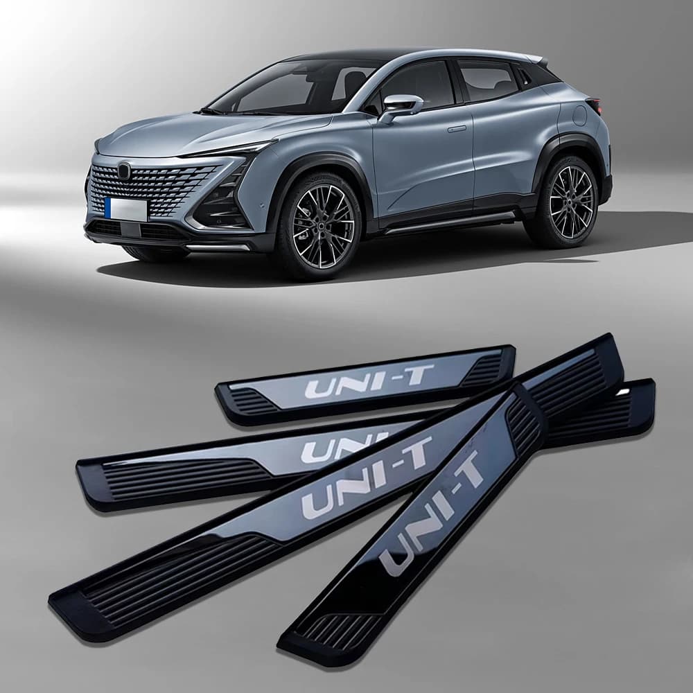 For Changan UNI-T UNIT 2020 2022 2023 2024 Car Door Sill Protection Threshold Exterior Scuff Plate Trim Accessories Stickers
