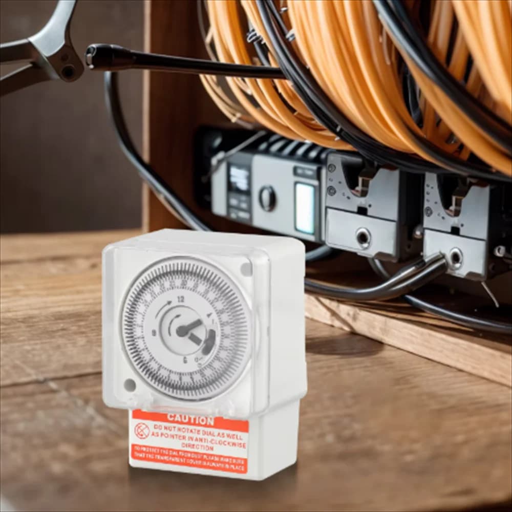 TH188 24H 100-240V 16A Programmable Mechanical Timer Switch - 24 Hour Time Switch Controller