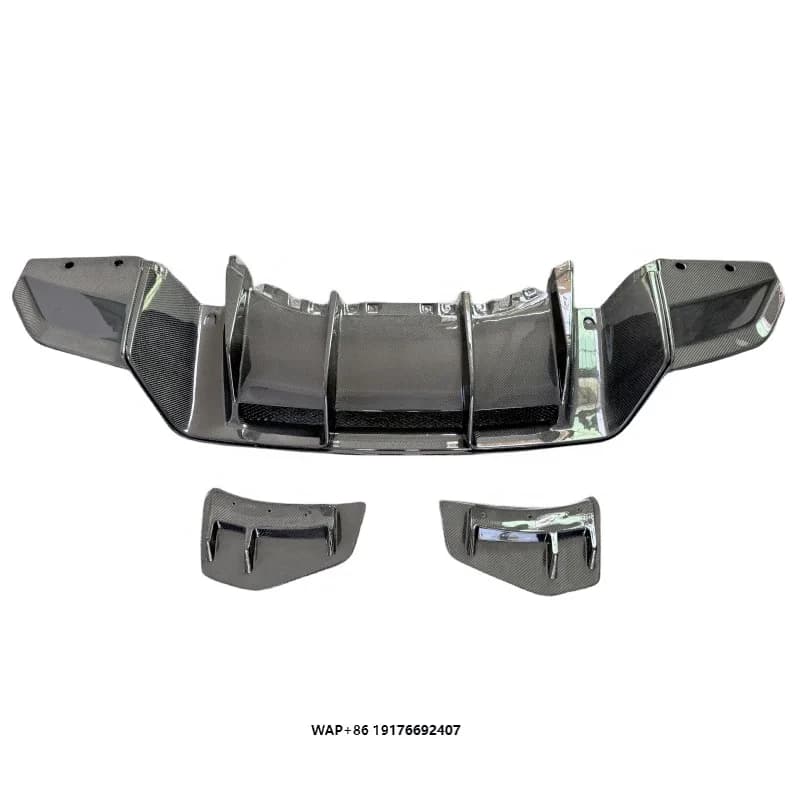 R8 Performance style Carbon Fiber Rear Bumper Diffuser for R8 2017-2019