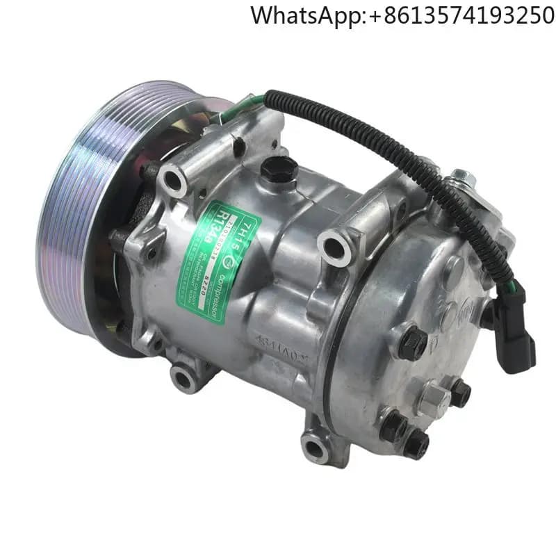 Air Conditioning Compressor 532-7322 5327322 CA5327322 Compatible with Caterpillar CAT Engine C9.3 C9.3B C13 C18 C15