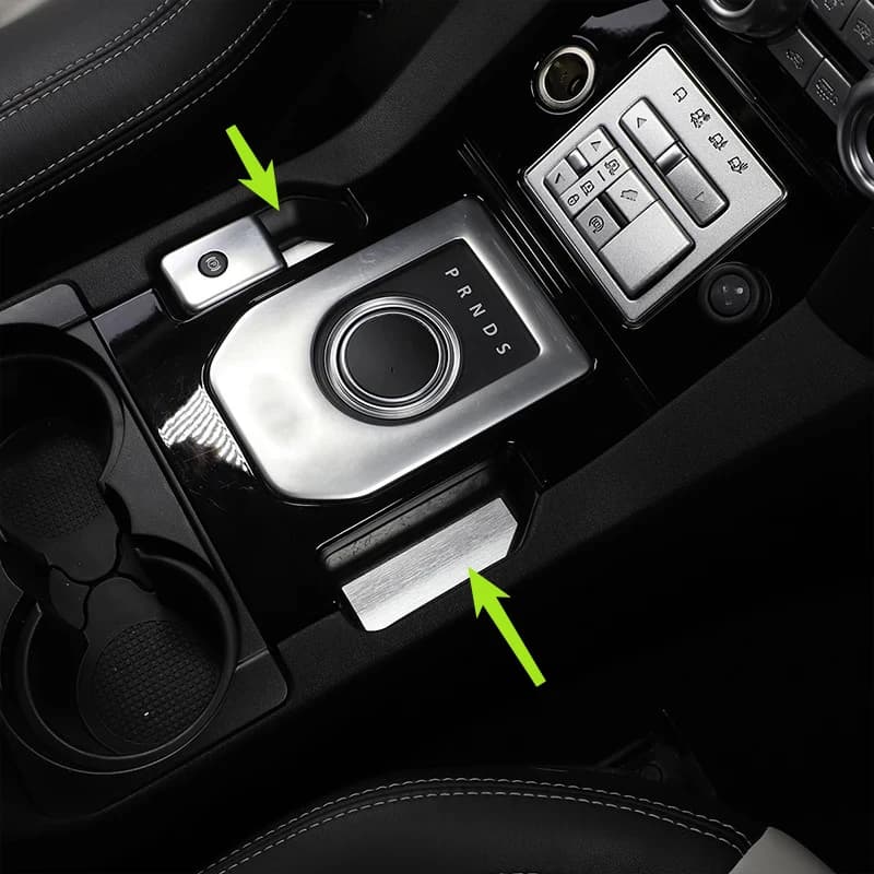 For Land Rover Discovery 4 10-16 Car Electronic Handbrake Bottom Anti-scratch Patch Decorative Stickers Interior Car Accessories