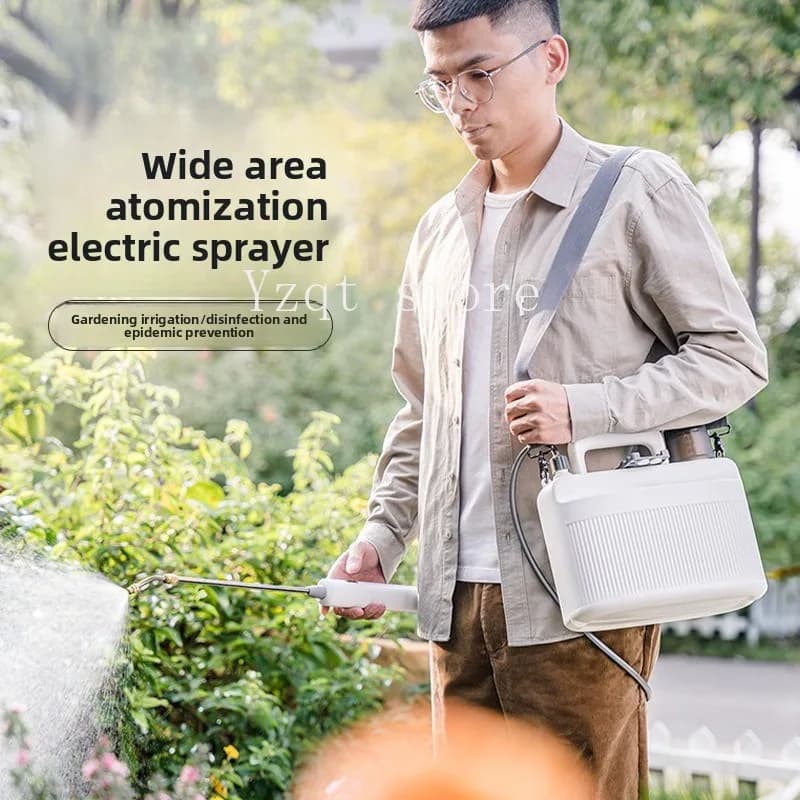 Shoulder electric sprayer lithium battery sprayer small disinfection special gardening watering rechargeable watering