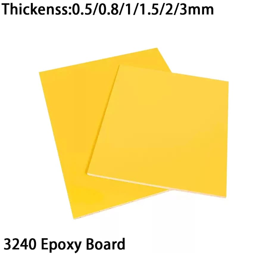 Yellow 3240 Epoxy Board Insulation Resin Board Thickness 0.5-3mm Length 100-300mm,Width 100-300 High Temperature Resistant