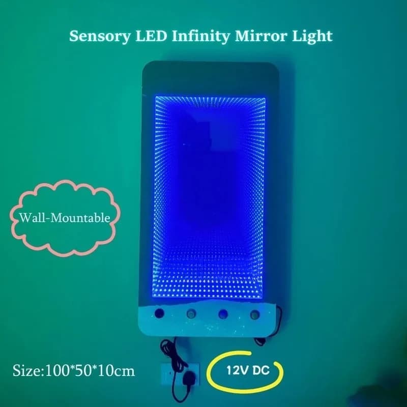 Interactive Sensory Room Tunnel Panel - Unlimited Light Tunnel for Calm Room Sensory Play And Exploration