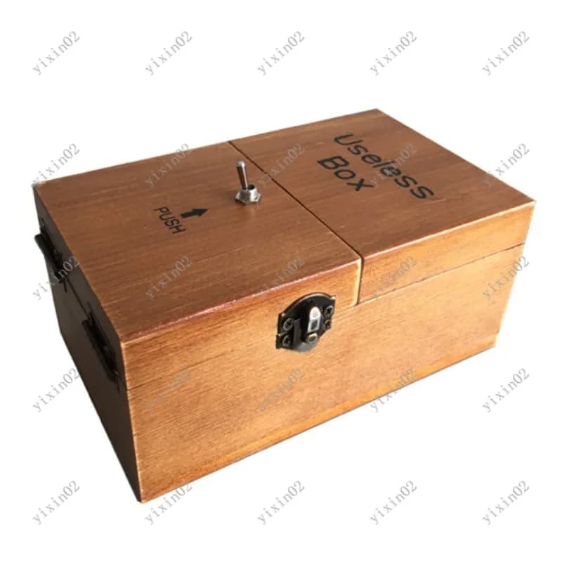 Creative Useless Box Funny Stress Relief Desk Toy Novelty Gag Gift For Friends Office Desktop Decor