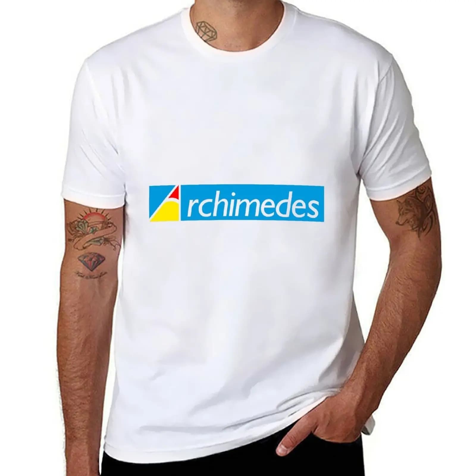 Archimedes T-Shirt funny t shirts dark humor funny t shirts cotton T-Shirt
