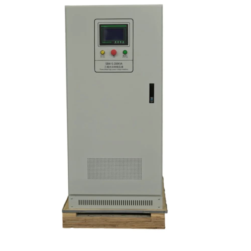 Industrial Automatic AC Voltage Stabilizer Regulator 30KVA 60KVA 80KVA 70KVA 75KVA 380V 400V 3 Phase Copper Material