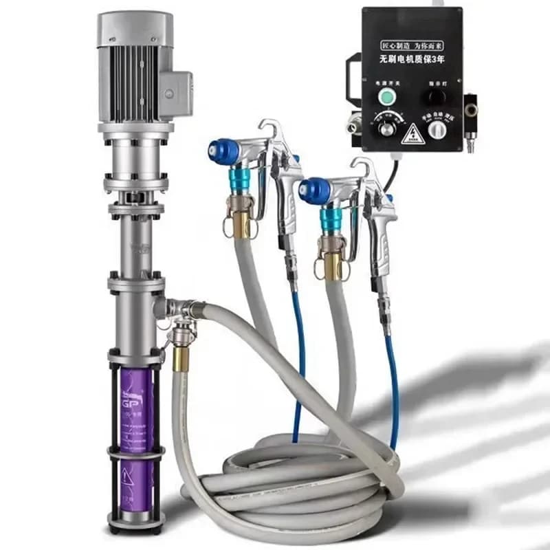 Dual-paint sprayer .0KW Brushls Motor Multifunctional Portle Real Stone Spraying hine Putty Coating Device High Pre