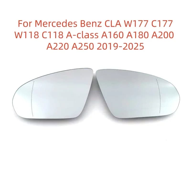 For Mercedes Benz CLA W177 C177 W118 C118 A-class A160 A180 A200 A220 A250 2019-2025 Car Heated Mirror Glass New