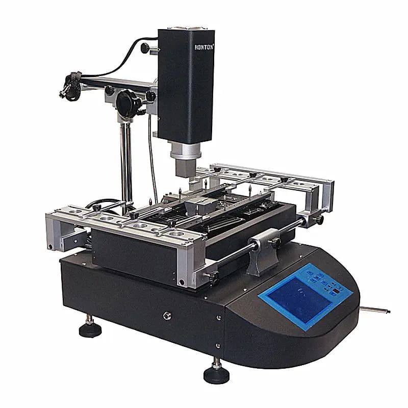 110V/ 220V HT-R490 Three Temperature Zone Infrared BGA Rework Station With LCD Screen