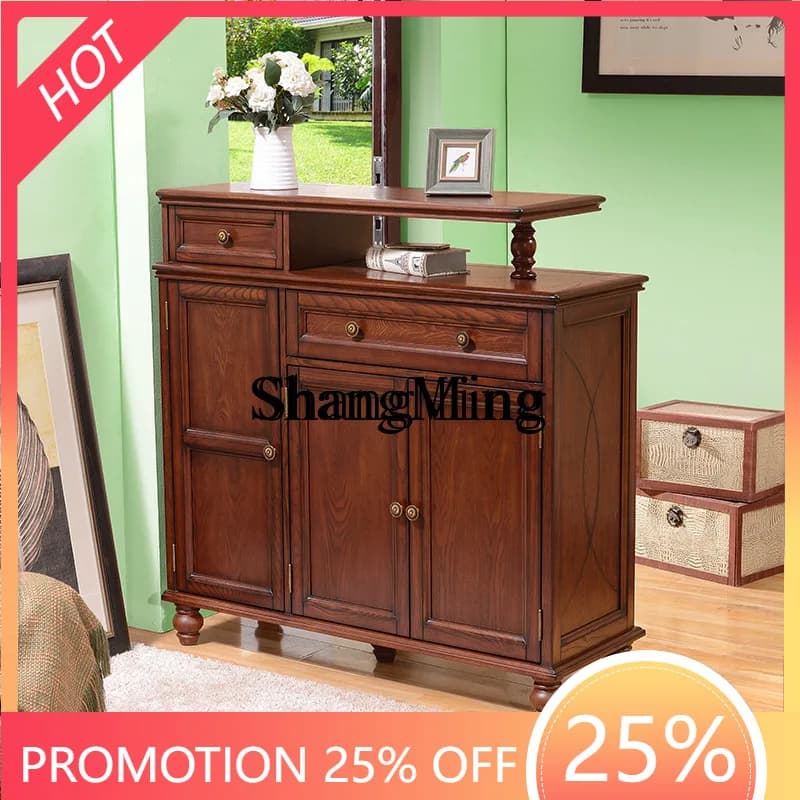CL  entrance double-sided partition cabinet living room multi-functional storage wine cabinet foyer shoe cabinet