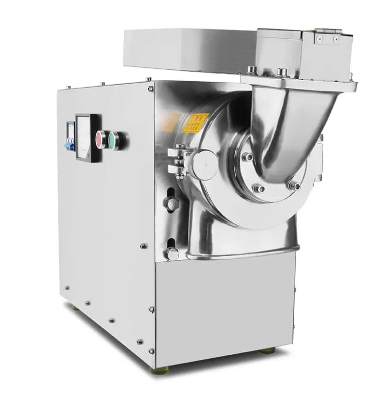 HBM-8819 4000W Powerful Stagewise Flour Mill for Grains Spice Corns and Dry Materials with Base Rack to Support