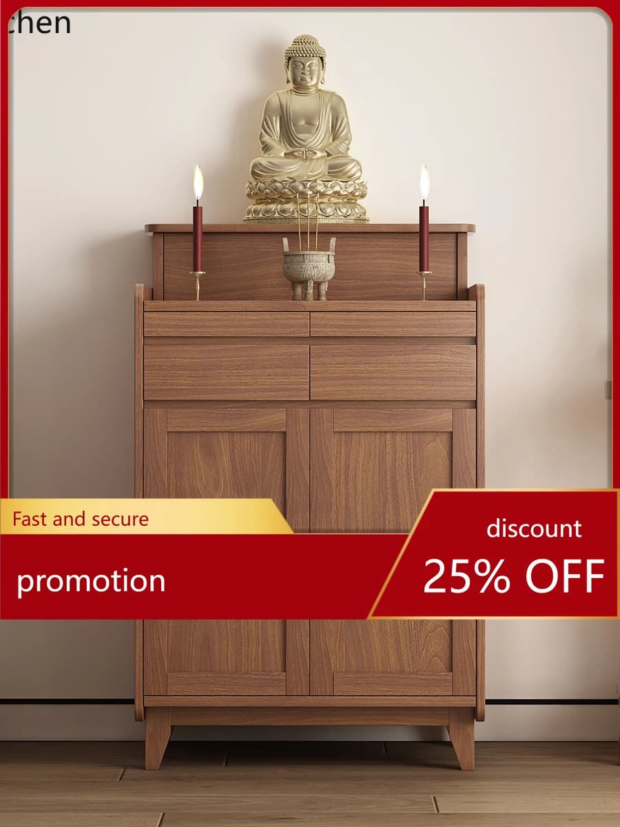 YFY  Style Solid Wood  Altar Incense Table Home Use Worship   Incense  Altar Small Living Room