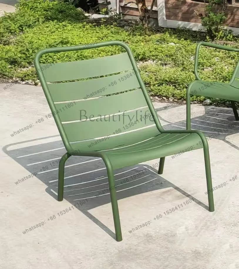 Outdoor Table and Chair Courtyard Terrace B & B Beach Lounge Pool Matching Chair Lounge  Combination