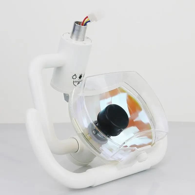 Lab Halogen Lamp, Yellow Light Inspection Lamp,Strong Focusing Ability, Adjustable Lab Chair Accessories and Instruments S