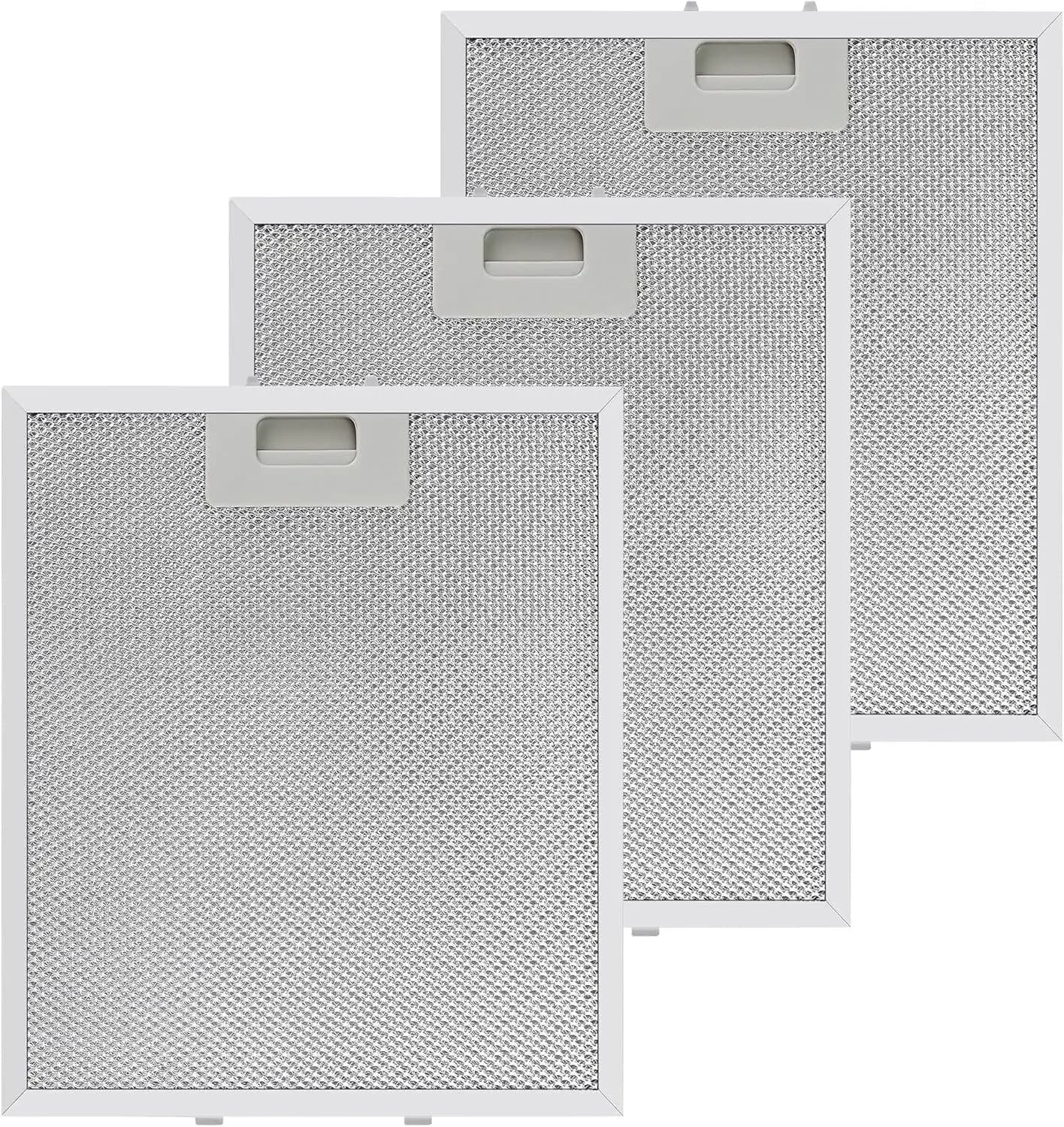 3pcs For Westinghouse Rangehood Filter 260mmx 320mm Four layers Aluminium Silver