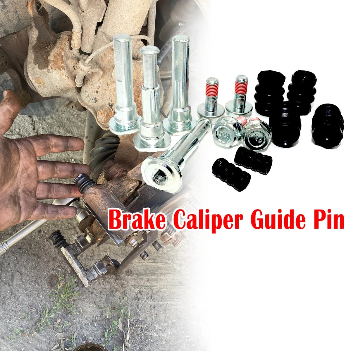 Brake Caliper Cylinder Slider Guide Pin For Rover 800 SsangYong REXTON SUZUKI SX4 EY GY For Disc Housing Bolt Rubber Boot Seal