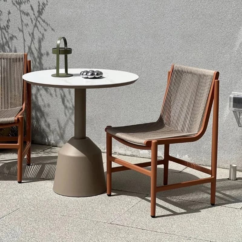 Coffee table villa outdoor furniture balcony simple style personalized rattan chair