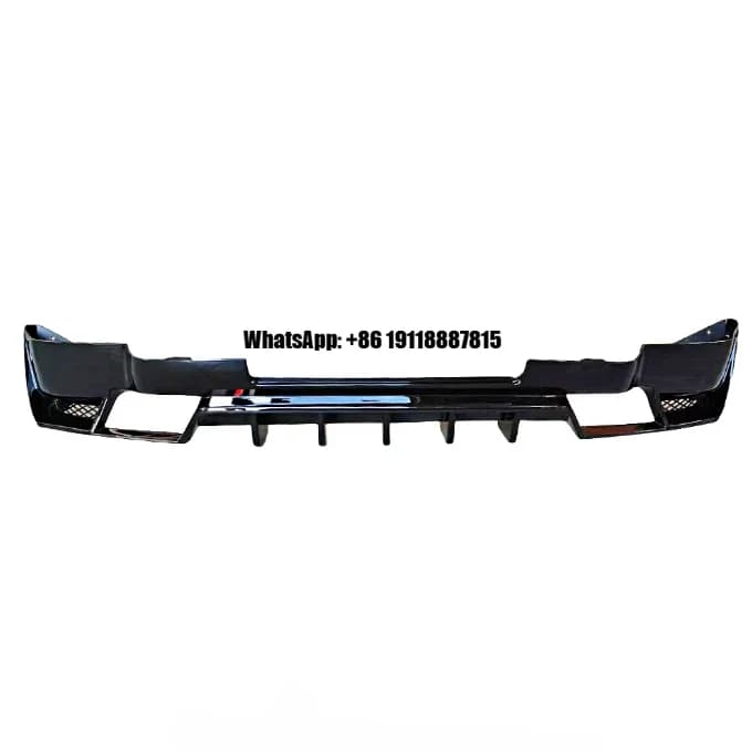 Carbon Fiber Rear Diffuser Exhaust Tips Lip Pipe Stylish PP Bumper Accessory Suitable for Defender New Condition Auto Parts