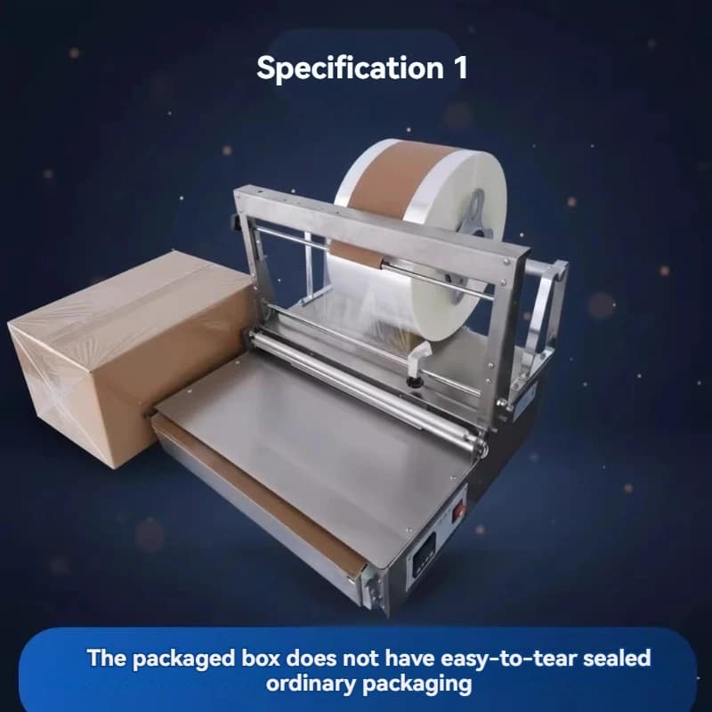Semi-Automatic 3D Wrapping Machine for Square Boxes with BOPP Film, Heat Sealing for Poker Card Boxes, Cigarette Packs
