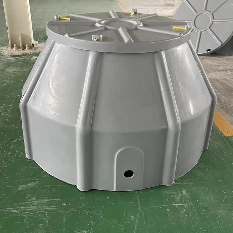 Organic composite manhole well oil and gas pipeline manhole well fiberglass material