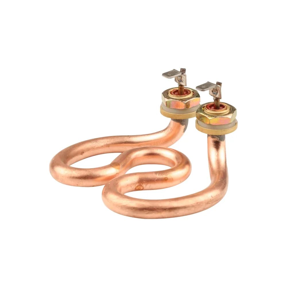 600W 220V Horseshoe Shape 2U brass Electric Heat Tube - For Coffeemaker Electric Kettle Heating Element