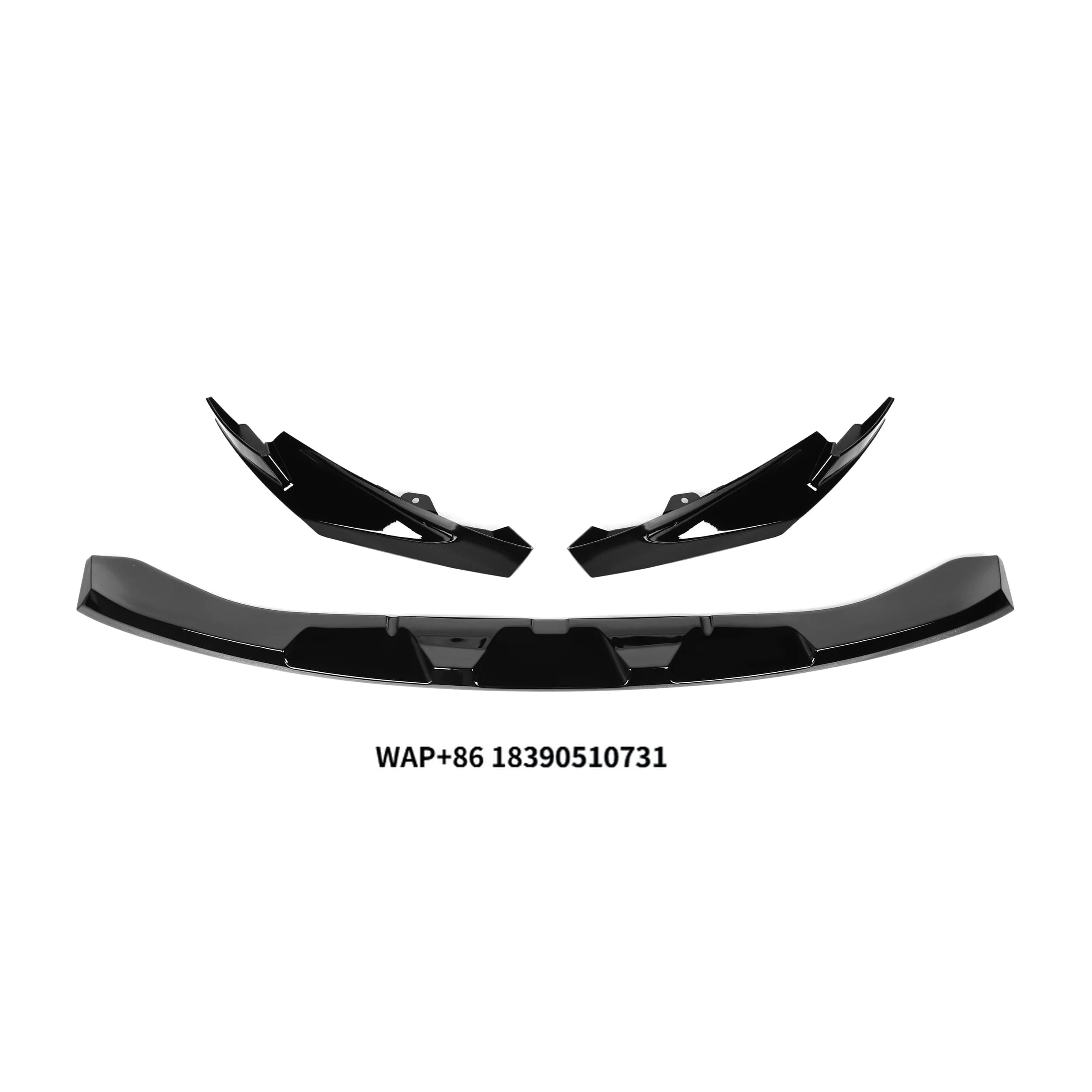 ABS Car Parts MP Style Gloss Black Front Lip 3PCS Front Bumper Lip Splitter for M3 G80 M4 G82 G83 2021+