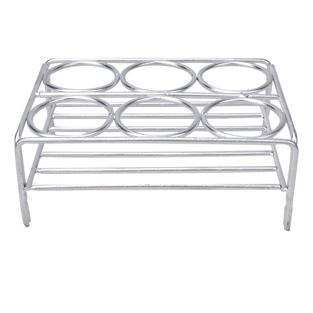 C9 Crucible Holder 6 Holes 36mm Hole Diameter Chrome Plated Nickel Wire Crucible Support Kitchen Accessories Kitchen Gadgets