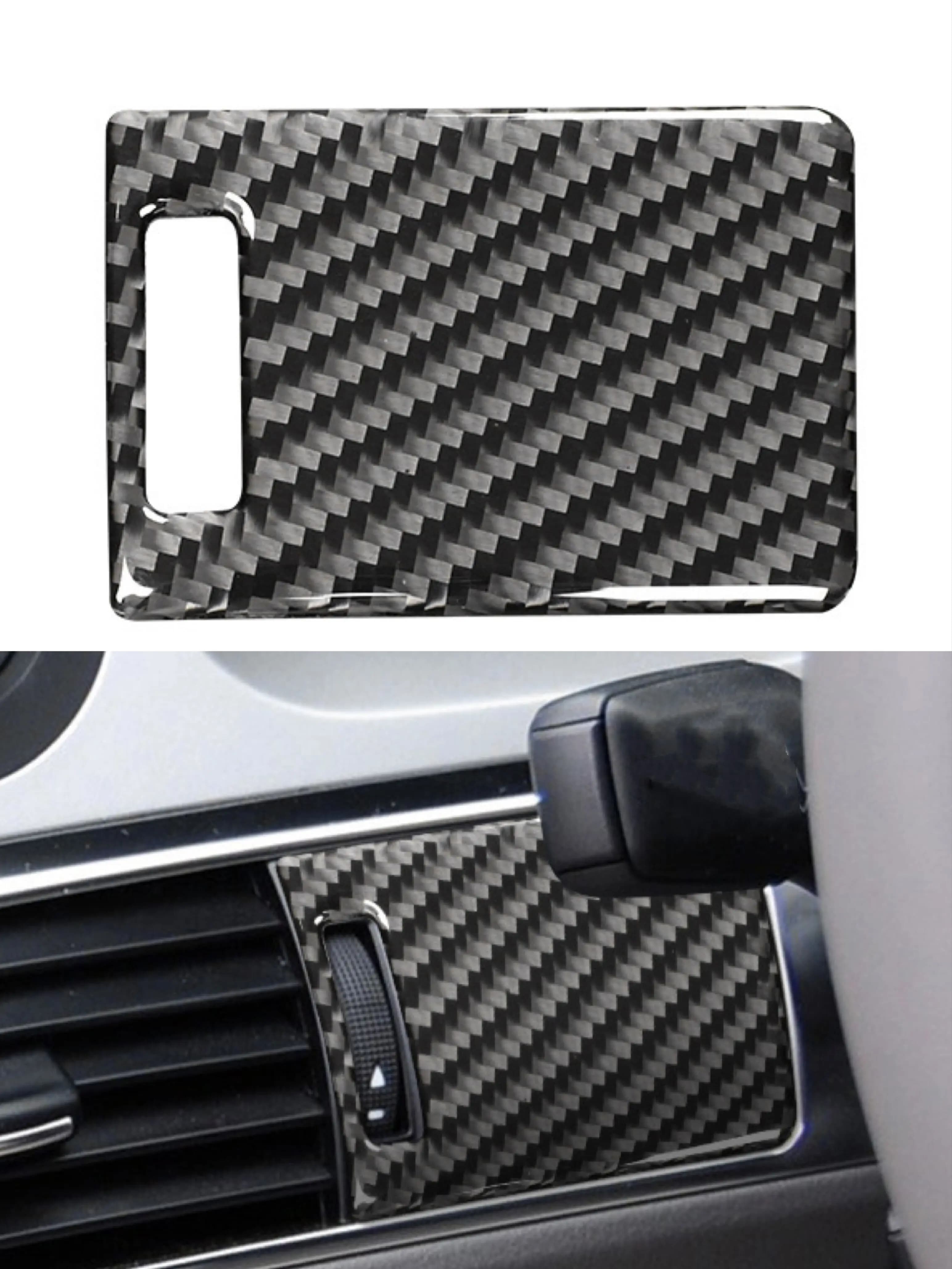 Car Interior Left Side Air Outlet Panel Trim Sticker Frame Cover Decor FitFor Audi A6 C6 4F 2005 2006 2007 2008 2009 2010 2011