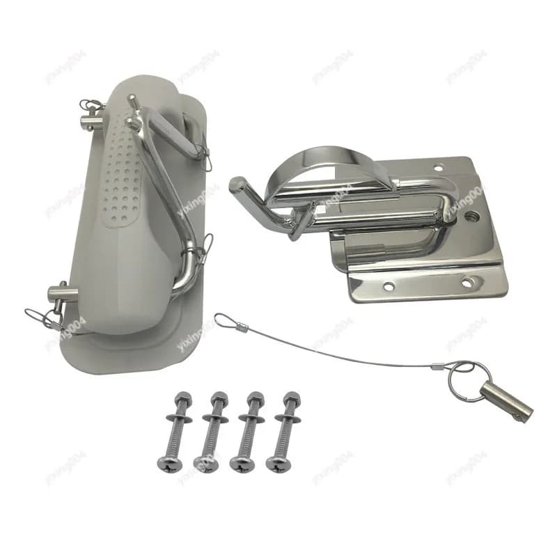 Stainless Steel Docking Bracket Set Marine Hardware Accessories for Yacht Boat Mounting Support