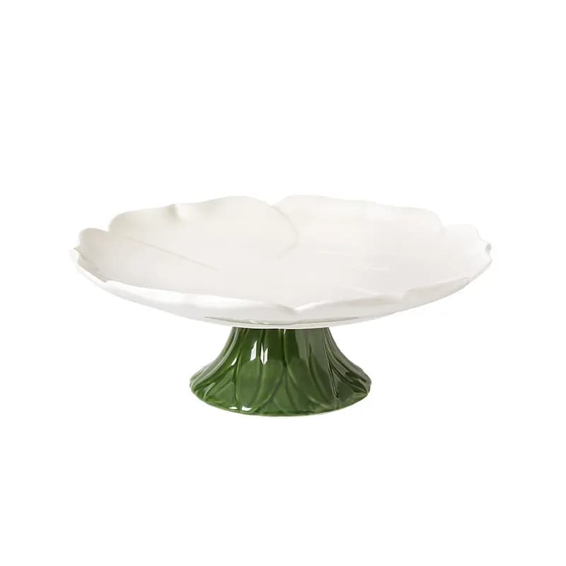 Creative Fruit Plate Household Snack Ceramic Petal Plate Hotel Restaurant Japanese Salad  Household Edible