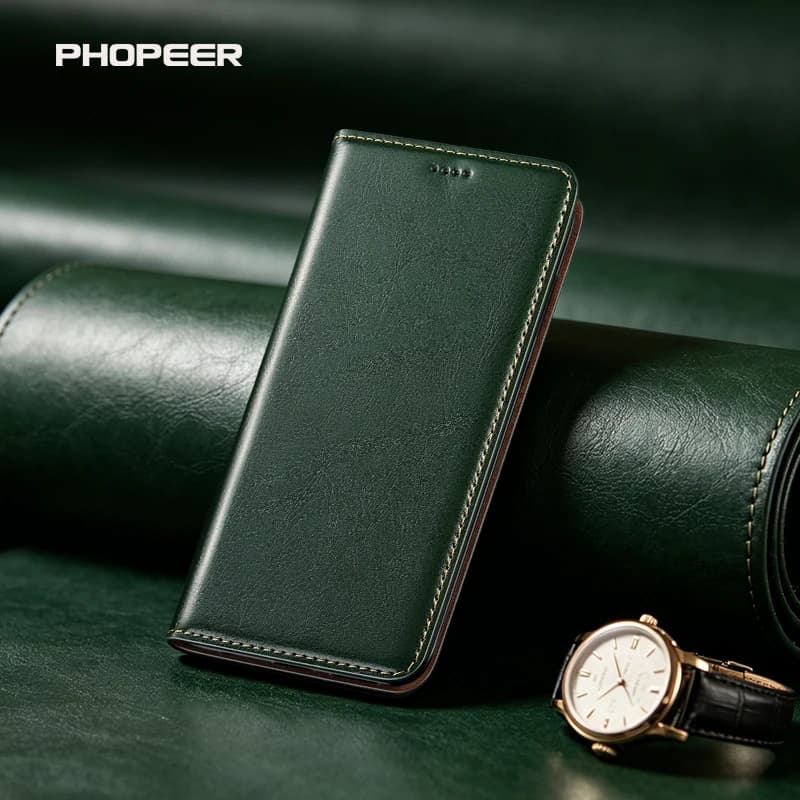 Luxury Genuine Leather Case for Asus Rog Phone 9 8 7 6 5 S D FE Ultimate Pro Horsehide texture phone case